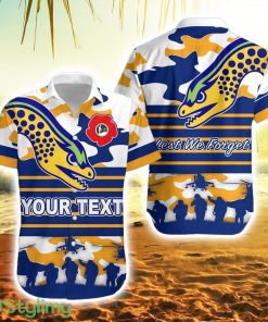 Personalised Eels Anzac Day Hawaiian Shirt Parramatta Newest Product Photo 1