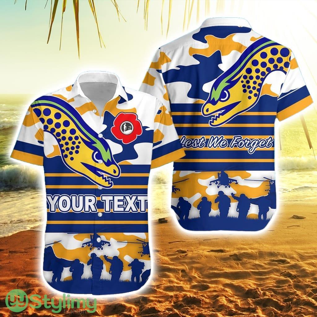 Personalised Eels Anzac Day Hawaiian Shirt Parramatta Newest 2 Personalised Eels Anzac Day Hawaiian Shirt Parramatta Newest Product Photo 1