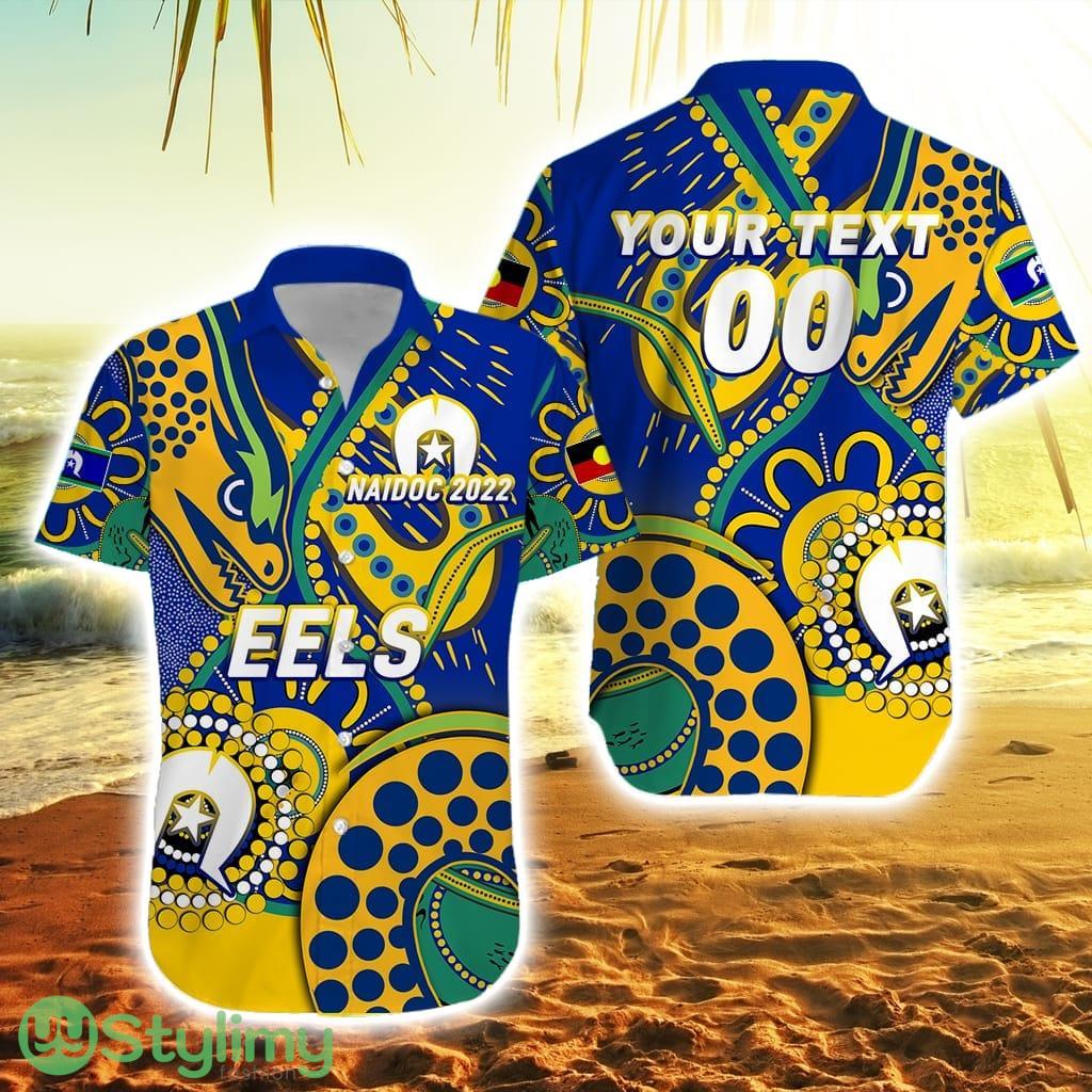 Personalised Eels Rugby Naidoc Aboriginal Hawaiian Shirt 2 Personalised Eels Rugby Naidoc Aboriginal Hawaiian Shirt Product Photo 1