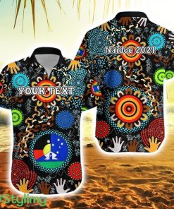 Personalised The Naidoc Striped Hawaiian Shirt Heal Country Style Product Photo 1