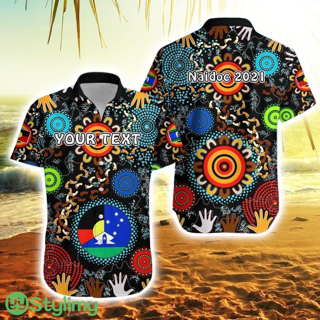 Personalised The Naidoc Striped Hawaiian Shirt Heal Country Style 2 Personalised The Naidoc Striped Hawaiian Shirt Heal Country Style Product Photo 1