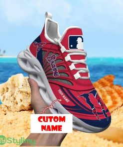 Personalized Atlanta Braves Clunky Sneaker Max Soul Shoes For Men And Women Product Photo 1