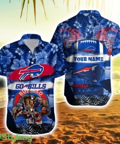 Personalized Buffalo Bills NFL Tropical Hawaiian Shirt Product Photo 1