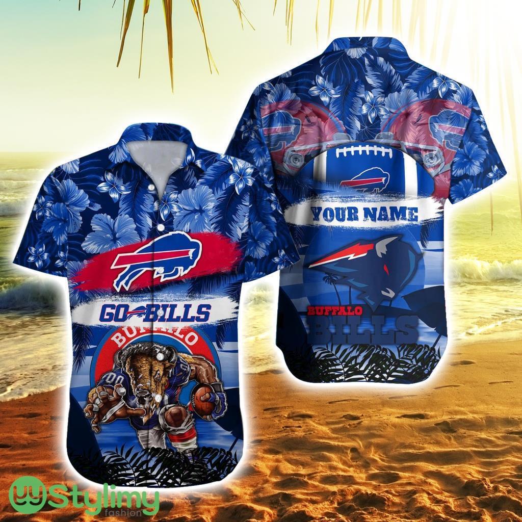 Personalized Buffalo Bills NFL Tropical Hawaiian Shirt 2 Personalized Buffalo Bills NFL Tropical Hawaiian Shirt Product Photo 1