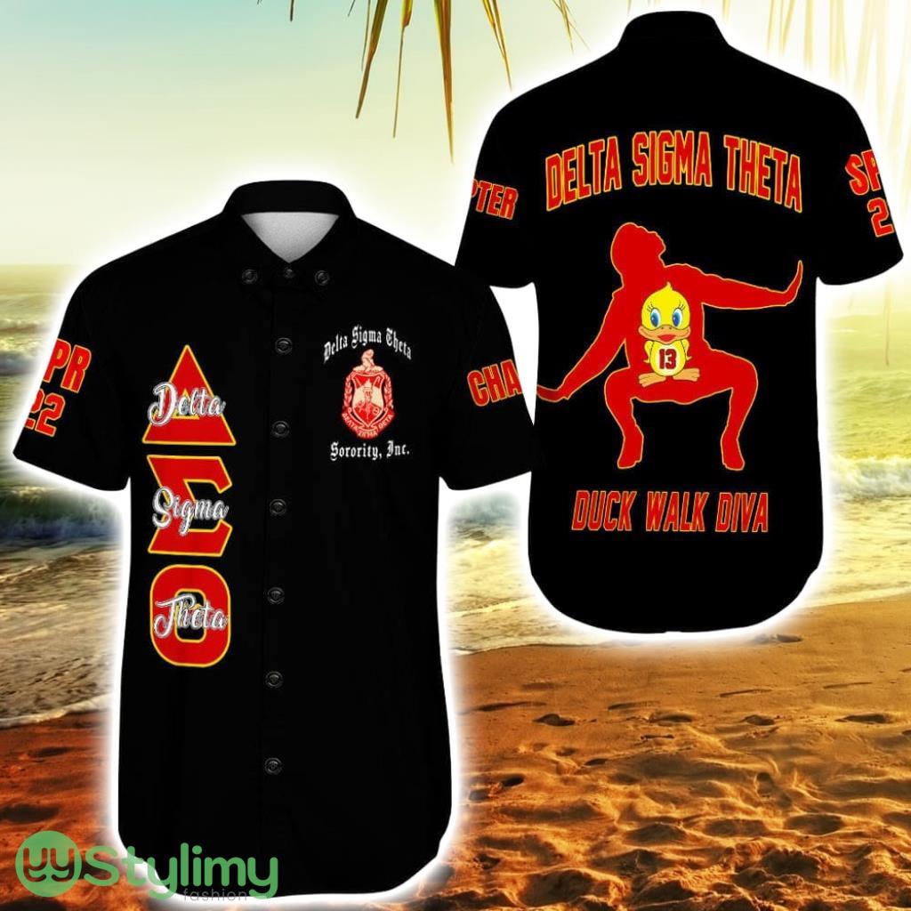 Personalized Delta Sigma Theta Duck Walk Diva Hawaiian Shirt For Men And Women 2 Personalized Delta Sigma Theta Duck Walk Diva Hawaiian Shirt For Men And Women Product Photo 1