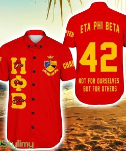 Personalized Eta Phi Beta Hawaiian Shirt For Men And Women Product Photo 1