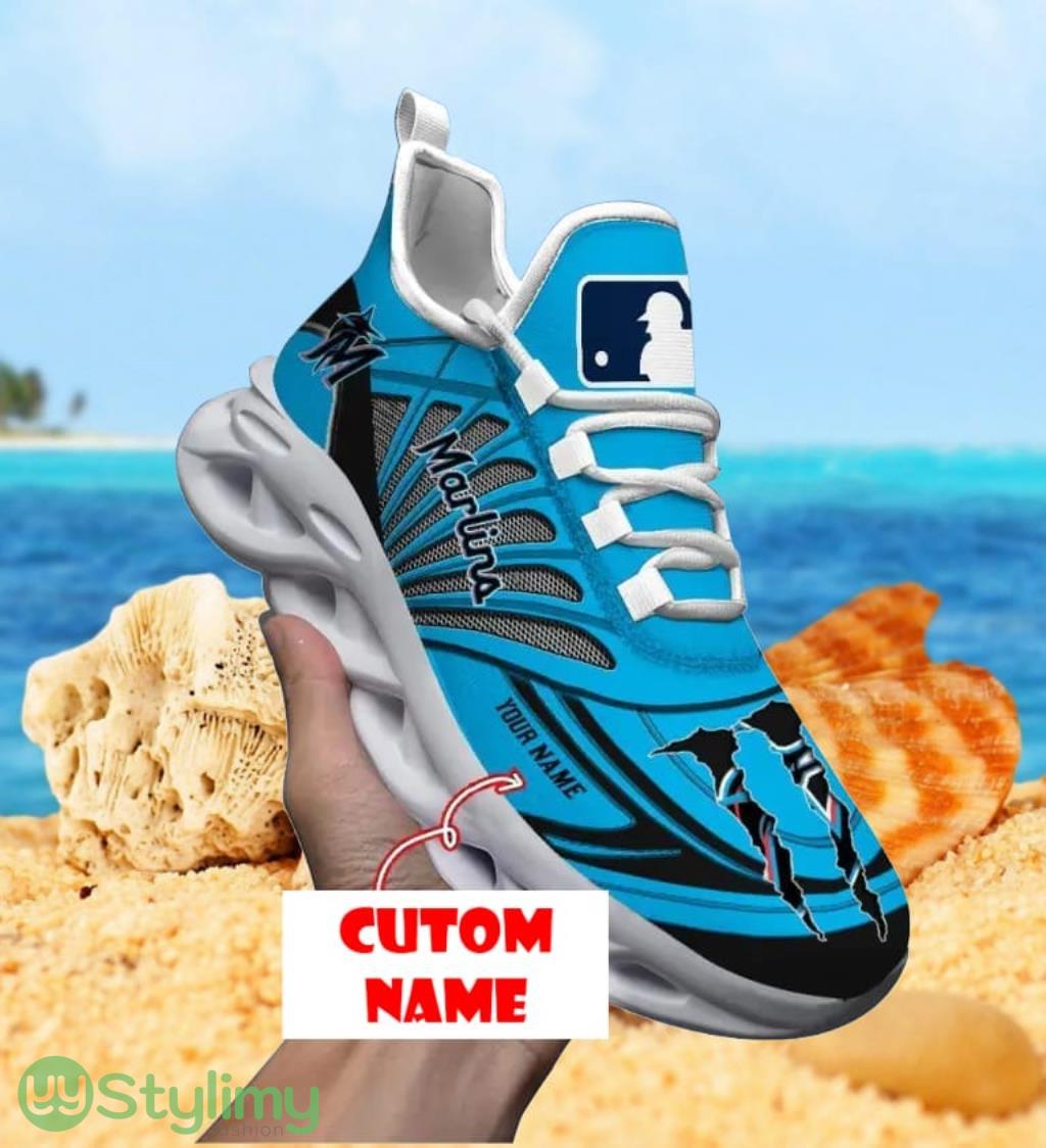 Personalized Miami Marlins Clunky Sneaker Max Soul Shoes For Men And Women 3 Personalized Miami Marlins Clunky Sneaker Max Soul Shoes For Men And Women Product Photo 1