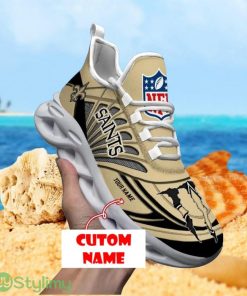 Personalized New Orleans Saints Clunky Sneaker Max Soul Shoes For Men And Women Product Photo 1