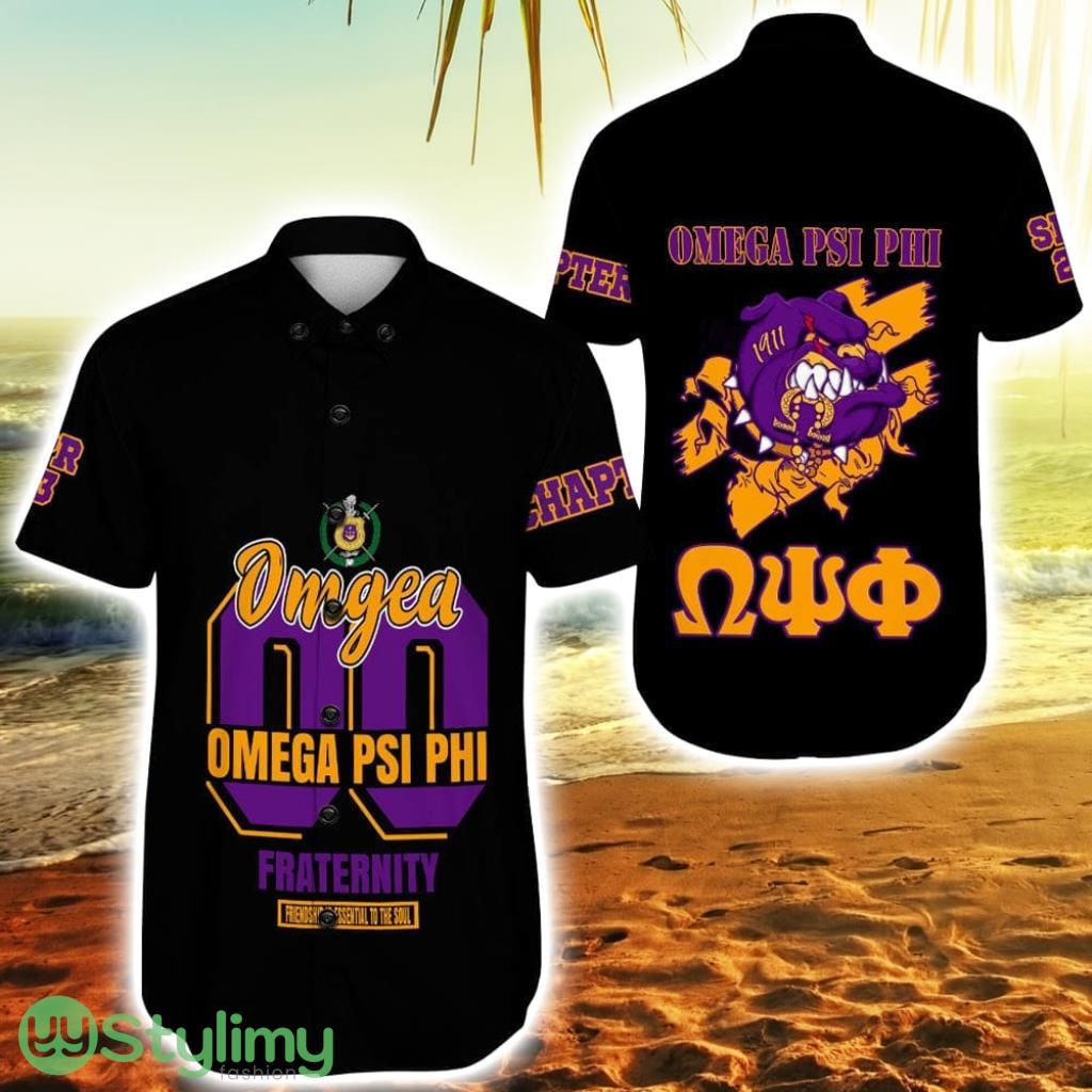 Personalized Omega Psi Phi Bulldogs Vibrant Hawaiian Shirt For Men And Women 2 Personalized Omega Psi Phi Bulldogs Vibrant Hawaiian Shirt For Men And Women Product Photo 1