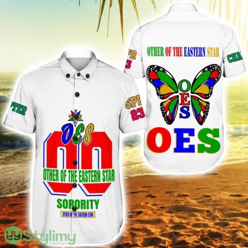 Personalized Other Of The Eastern Star Butterfly Ver2 Vibrant Hawaiian Shirt For Men And Women Product Photo 1