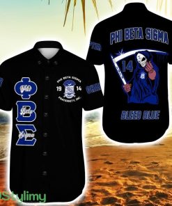 Personalized Phi Beta Sigma Bleed Blue Vibrant Hawaiian Shirt For Men And Women Product Photo 1