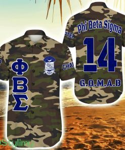 Personalized Phi Beta Sigma Camouflage Vibrant Hawaiian Shirt For Men And Women Product Photo 1