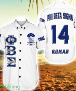 Personalized Phi Beta Sigma White Vibrant Hawaiian Shirt For Men And Women Product Photo 1