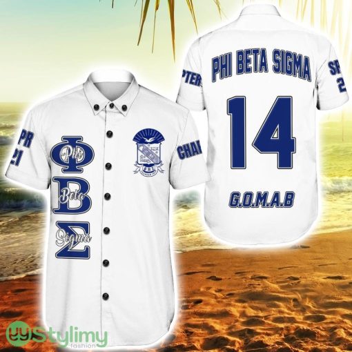 Personalized Phi Beta Sigma White Vibrant Hawaiian Shirt For Men And Women Product Photo 1