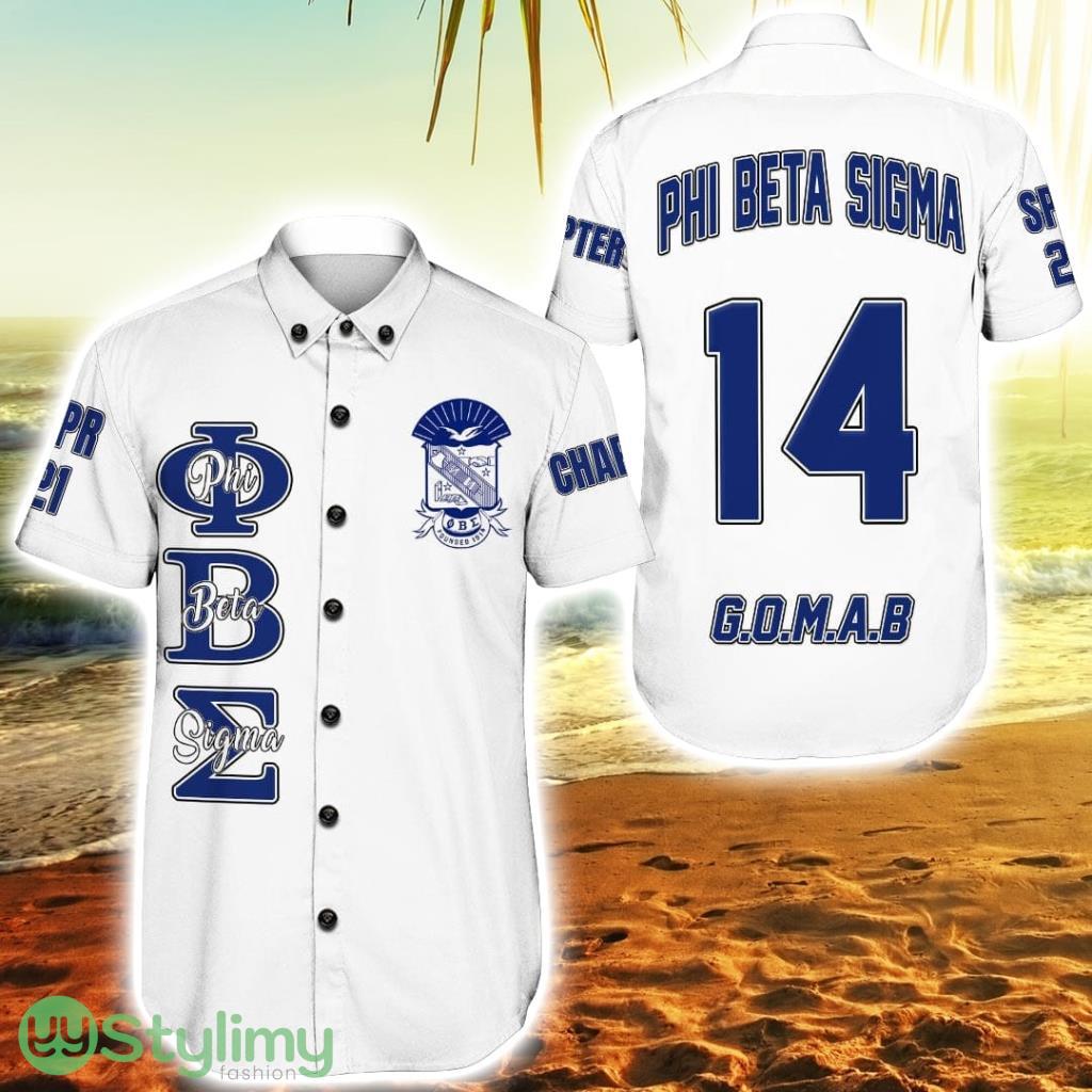 Personalized Phi Beta Sigma White Vibrant Hawaiian Shirt For Men And Women 2 Personalized Phi Beta Sigma White Vibrant Hawaiian Shirt For Men And Women Product Photo 1