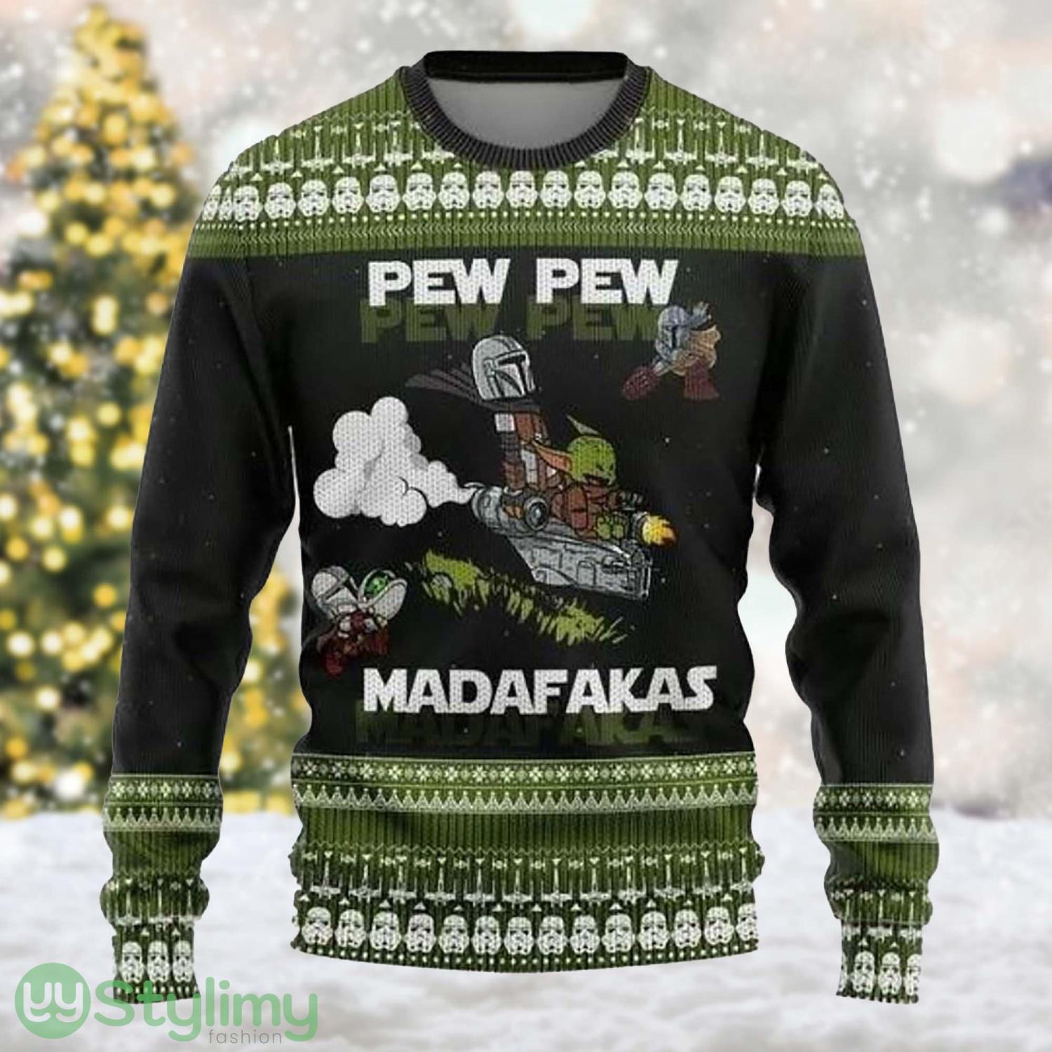 Pew Pew Madafakas 3D All Over Printed Ugly Christmas Sweater Christmas Gift For Men Women 2 Pew Pew Madafakas 3D All Over Printed Ugly Christmas Sweater Christmas Gift For Men Women Product Photo 1