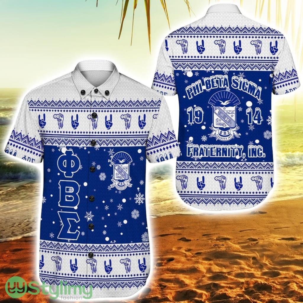 Phi Beta Sigma Christmas Vibrant Hawaiian Shirt For Men And Women 2 Phi Beta Sigma Christmas Vibrant Hawaiian Shirt For Men And Women Product Photo 1
