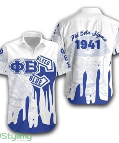 Phi Beta Sigma Short Sleeve Shirts Simple Style Vibrant Hawaiian Shirt For Men And Women Product Photo 1