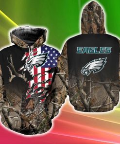 Philadelphia Eagles Special Camo Realtree Hunting Starry 3D Hoodie New Gift Fans Full Over Print For Men And Women - 091223-084928