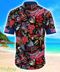 Philadelphia Phillies MLB Flower Hawaii Shirt Aloha Funny Pattern Summer Shirts Product Photo 3