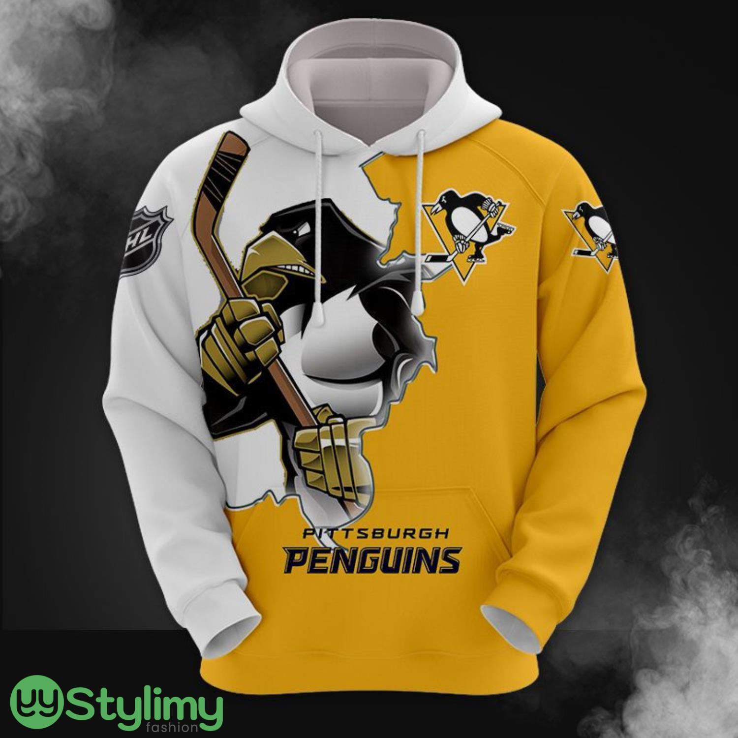 Pittsburgh Penguins 3D All Over printed Hoodie For Men And Women Yellow White 7 Pittsburgh Penguins 3D All Over printed Hoodie For Men And Women Yellow White Product Photo 1