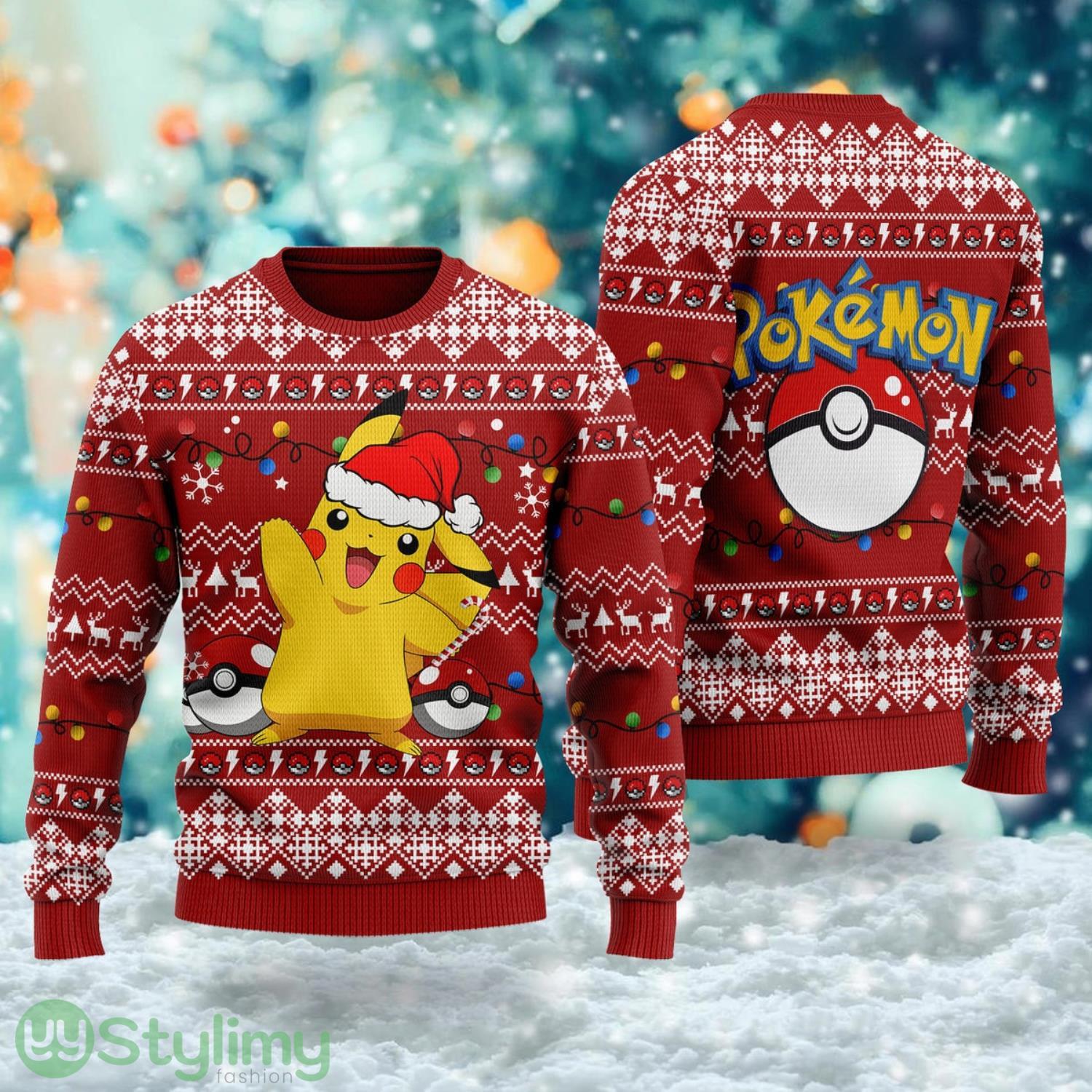 Pocket Monster Pikachu 3D All Over Printed Ugly Christmas Sweater Gift For Men And Women 2 Pocket Monster Pikachu 3D All Over Printed Ugly Christmas Sweater Gift For Men And Women Product Photo 1