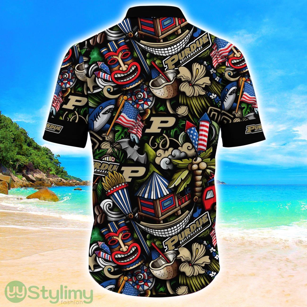 Purdue Boilermakers NCAA3 Flower Hawaii Shirt Aloha Funny Pattern Summer Shirts 3 Purdue Boilermakers NCAA3 Flower Hawaii Shirt Aloha Funny Pattern Summer Shirts Product Photo 3