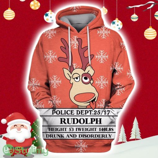Reindeer In Christmas Custom Hoodie 3D All Over Print