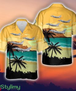 Royal Air Force No. 11 Squadron RAF Eurofighter Typhoon FGR.4 3D Hawaiian Shirt Summer Time Holiday Gift For Men And Women Product Photo 1