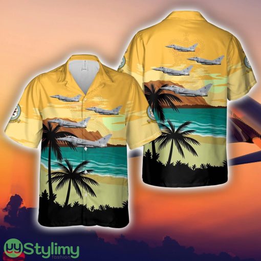 Royal Air Force No. 11 Squadron RAF Eurofighter Typhoon FGR.4 3D Hawaiian Shirt Summer Time Holiday Gift For Men And Women Product Photo 1