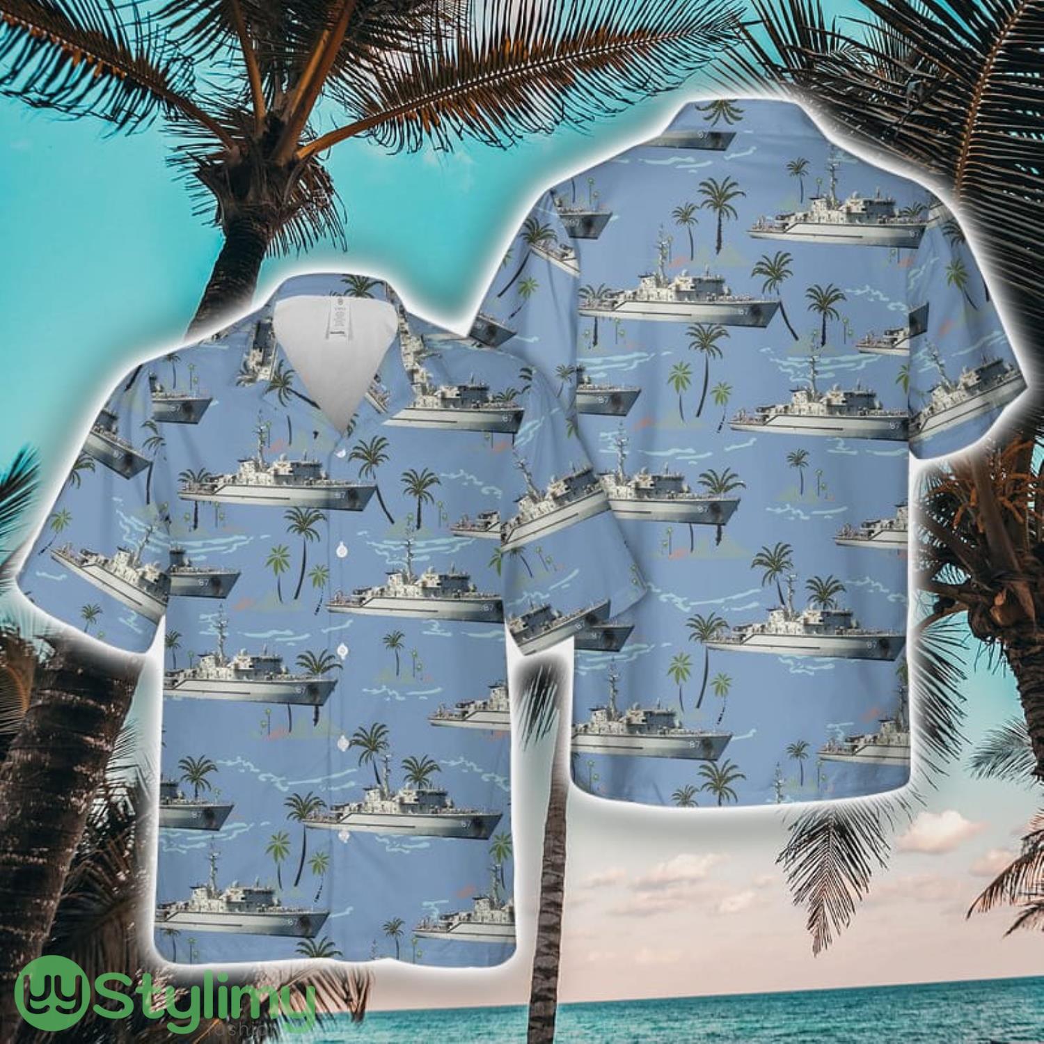 Royal Australian Navy HMAS Yarra (M 87) Best Summer Gift Aloha Hawaiian Shirt 3D Printed 2 Royal Australian Navy HMAS Yarra (M 87) Best Summer Gift Aloha Hawaiian Shirt 3D Printed Product Photo 1