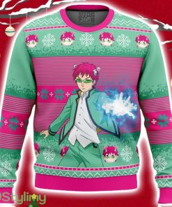 Saiki K The Disastrous Life Of Saiki K Ugly Christmas Sweater 3D Product Photo 1