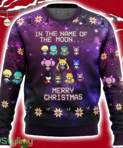 Sailor Moon Ugly Christmas Sweater 3D Product Photo 1