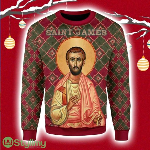 Saint James The Less Christmas Ugly Sweater 3D