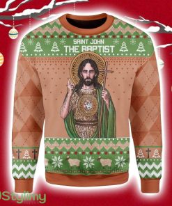 Saint John The Baptist Christmas Ugly Sweater 3D Product Photo 1