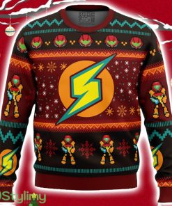Samus Metroid Ugly Christmas Sweater 3D Product Photo 1