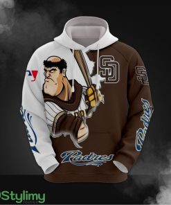 San Diego Padres All Printed 3D Hoodie Best Gift For Fans Limited Hoodie Product Photo 1