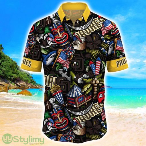 San Diego Padres MLB Flower Hawaii Shirt Aloha Funny Pattern Summer Shirts Product Photo 2