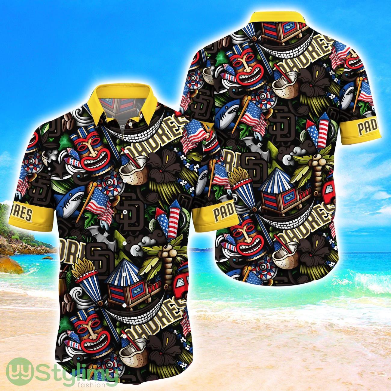 San Diego Padres MLB Flower Hawaii Shirt Aloha Funny Pattern Summer Shirts 4 San Diego Padres MLB Flower Hawaii Shirt Aloha Funny Pattern Summer Shirts Product Photo 1