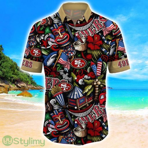 San Francisco 49ers NFL Flower Hawaii Shirt Aloha Funny Pattern Summer Shirts Product Photo 2