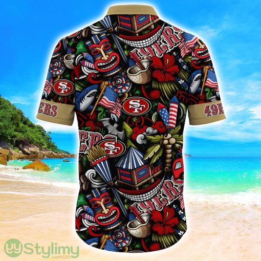 San Francisco 49ers NFL Flower Hawaii Shirt Aloha Funny Pattern Summer Shirts Product Photo 3