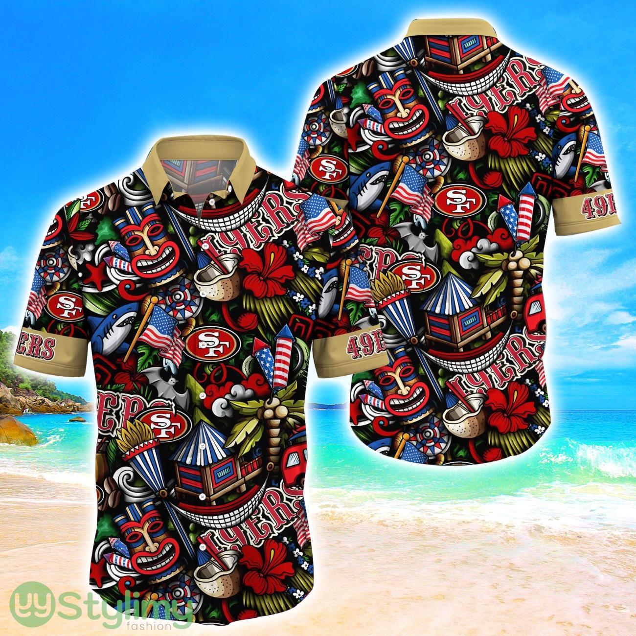 San Francisco 49ers NFL Flower Hawaii Shirt Aloha Funny Pattern Summer Shirts 4 San Francisco 49ers NFL Flower Hawaii Shirt Aloha Funny Pattern Summer Shirts Product Photo 1