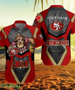San Francisco 49ers Personalized Tropical Hawaiian Shirt Product Photo 1