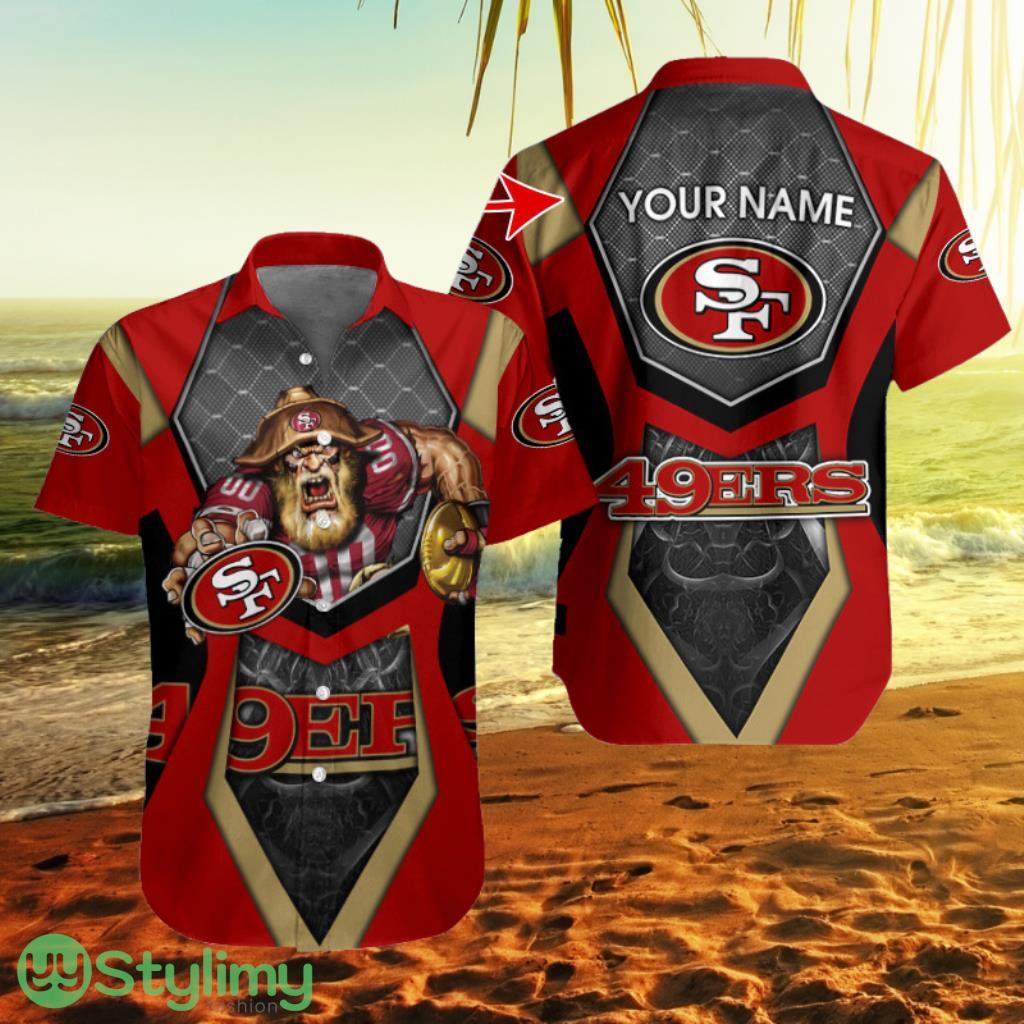 San Francisco 49ers Personalized Tropical Hawaiian Shirt 2 San Francisco 49ers Personalized Tropical Hawaiian Shirt Product Photo 1