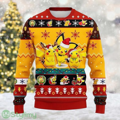 Santa Mouse In Winter 3D All Over Printed Ugly Christmas Sweater Christmas Gift For Men Women