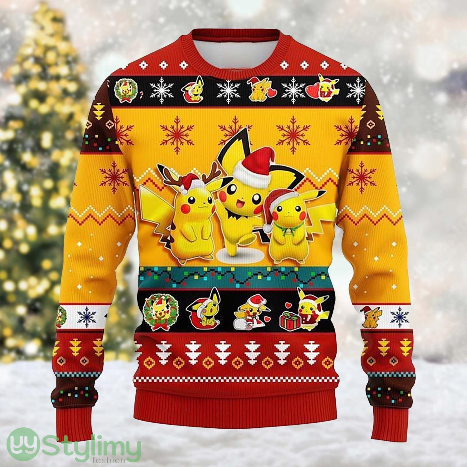 Santa Mouse In Winter 3D All Over Printed Ugly Christmas Sweater Christmas Gift For Men Women 2 Santa Mouse In Winter 3D All Over Printed Ugly Christmas Sweater Christmas Gift For Men Women Product Photo 1