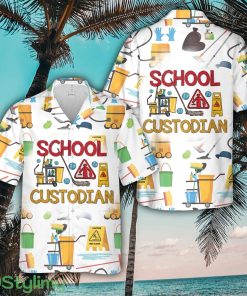 School custodian Best Summer Gift Aloha Hawaiian Shirt 3D Printed Product Photo 1