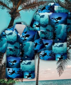 Scuba Diving Best Summer Gift Aloha Hawaiian Shirt 3D Printed Product Photo 1