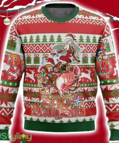 Seven Deadly Sins Alt Ugly Christmas Sweater 3D Product Photo 1