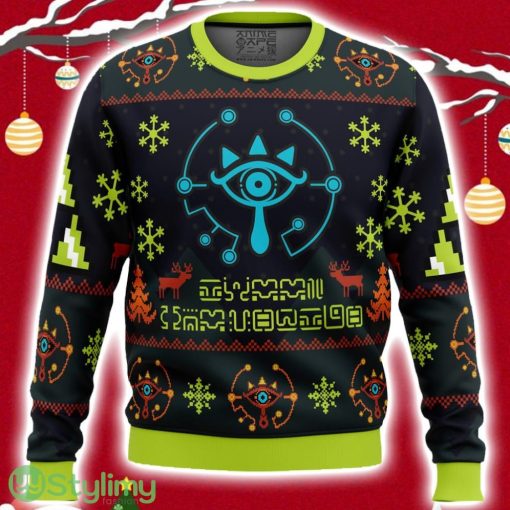 Sheikah Legend Of Zelda Ugly Christmas Sweater 3D Product Photo 1